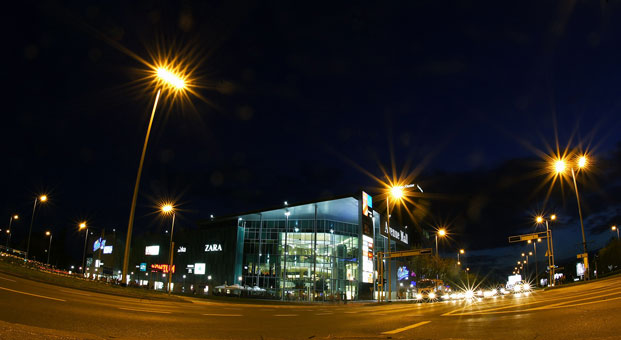avenue mall, nocna panorama