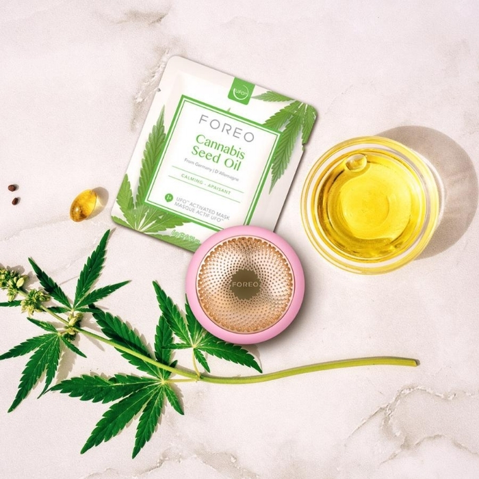 foreo cannabis seed oil maska
