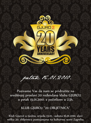 Gjuro 2 slavi 20. rođendan