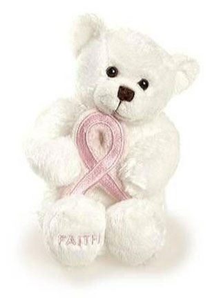 pink ribbon bear