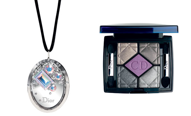 dior crystal boreal privjesak i eyeshadow paleta