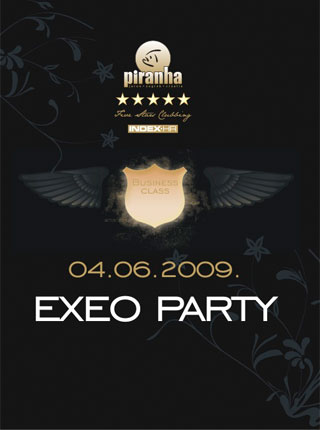 exeo party, piranha