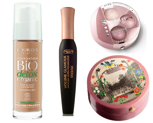 bourjois bio detox puder, volume glamour maskara, trio sjenilo, rumenilo