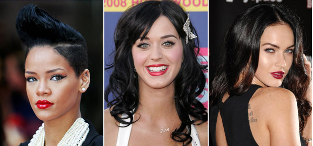 rihanna, katy perry, megan fox