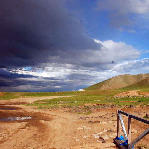 mongolija, oluja u ravnici