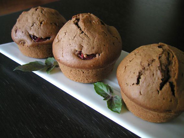 čokoladni muffini s trešnjama