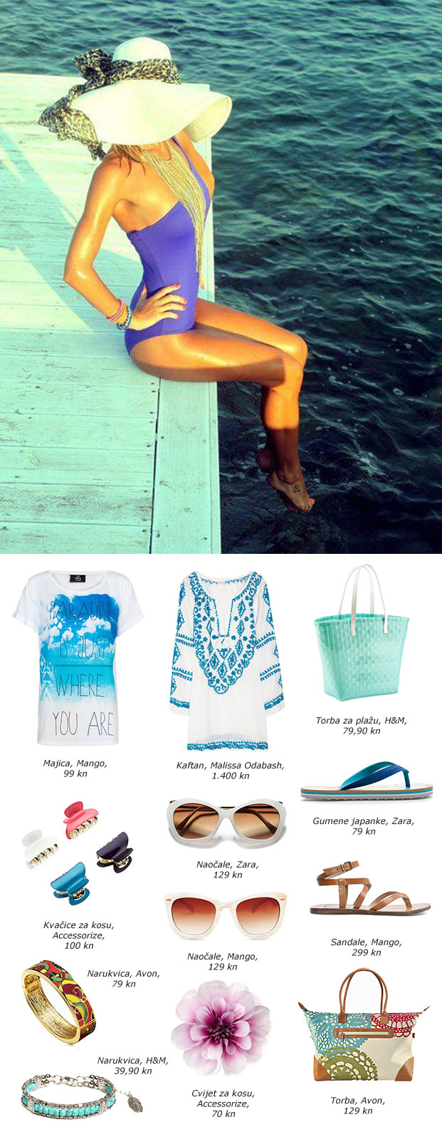 modni dodaci za plažu, ljeto 2013