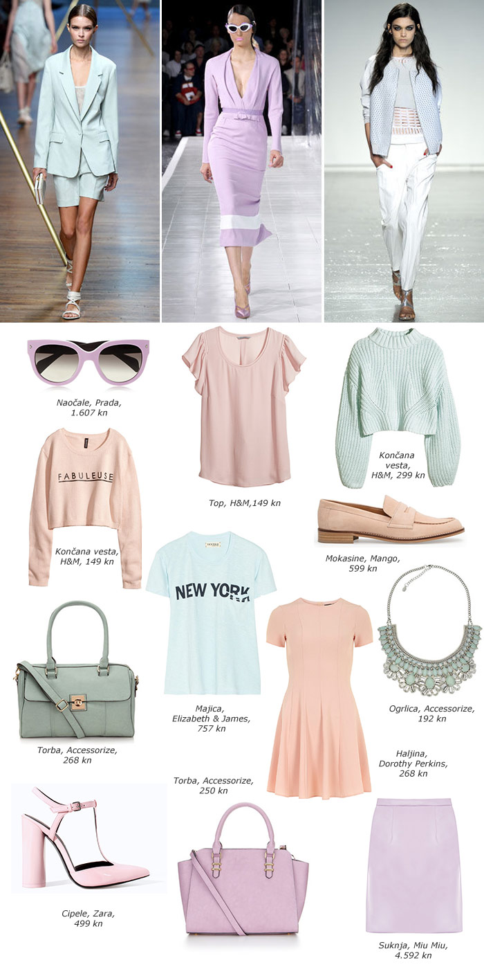 stylebook, pastelne boje, moda proljeće 2014