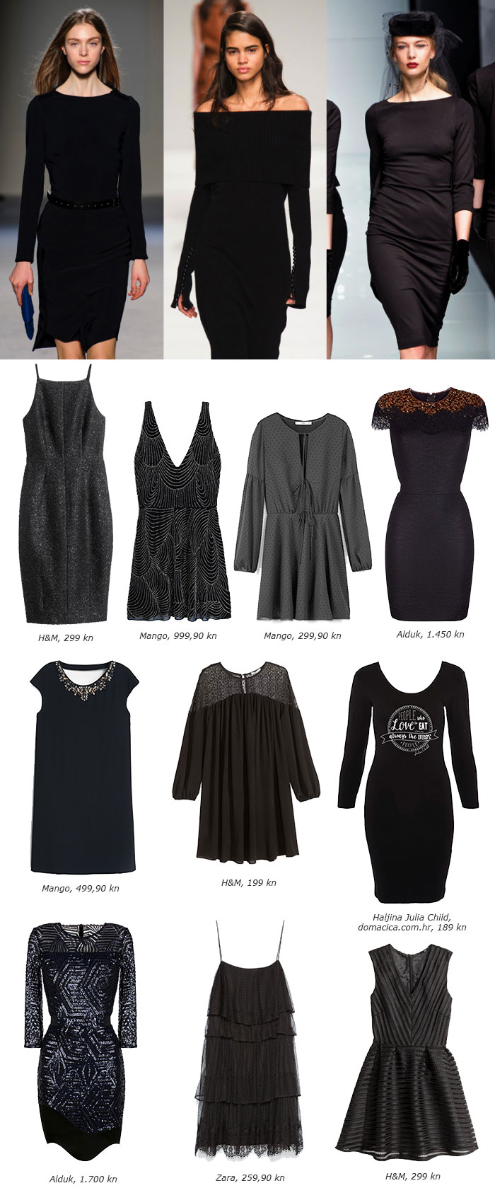 mala crna haljina, božić 2015