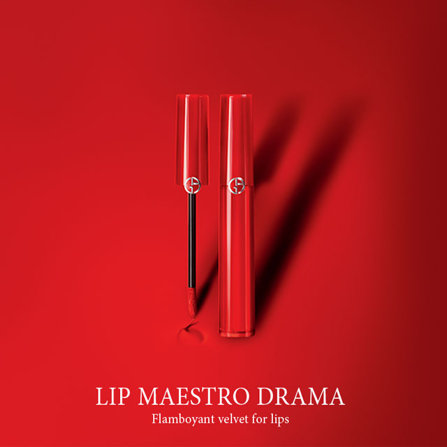 lip maestro drama armani