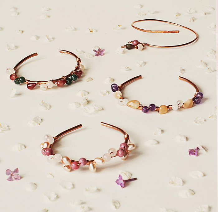 whisper of nature bloom bangles