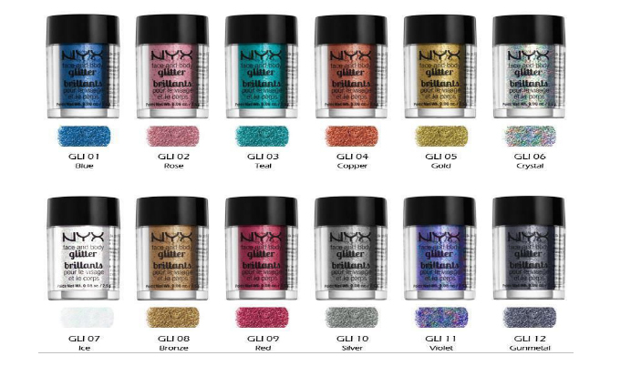 nyx glitter