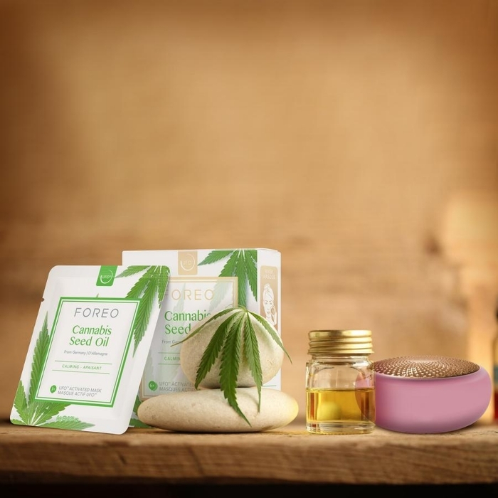 foreo cannabis seed oil maska