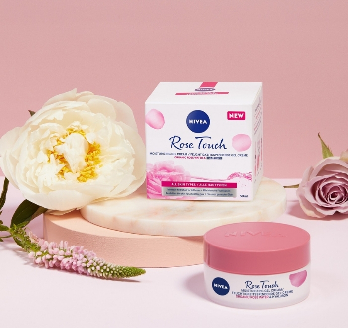 nivea rose touch linija