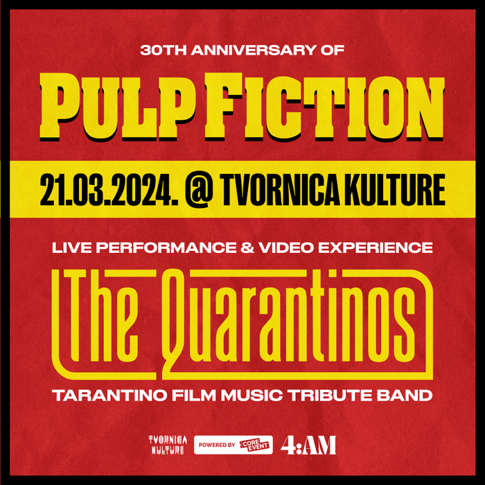 pulp fiction obljetnica koncert tvornica kulture