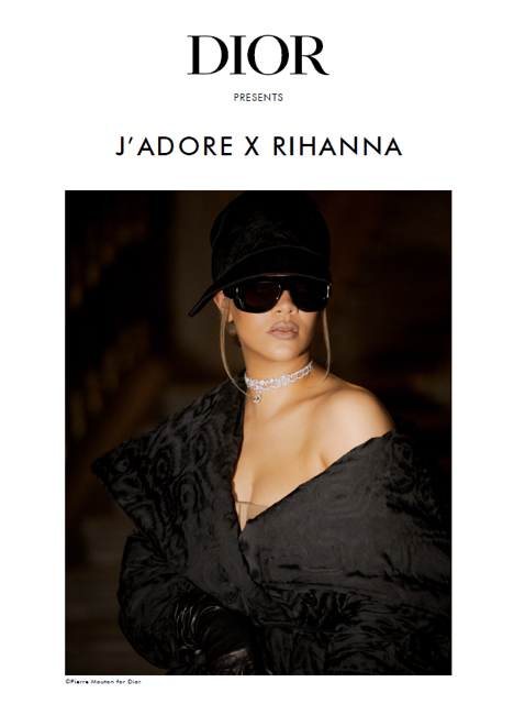 rihanna dior j'adore