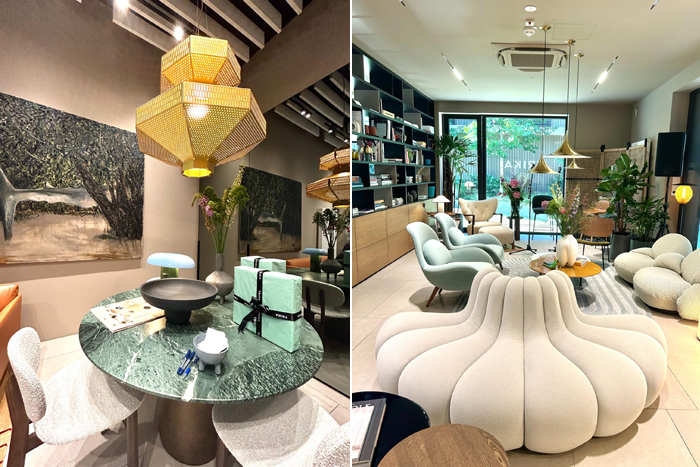 skandinavski dizajn trika showroom