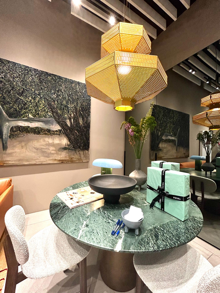 skandinavski dizajn trika showroom