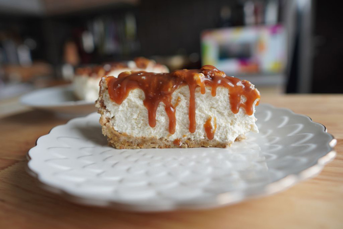 cheesecake s karamelom