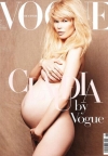 Claudia Schiffer gola i trudna krasi Vogue