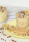 Brzinski desert u čaši - od banana, vanilije i keksića