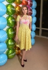 Eva Mendes: čipkasta haljina za Vogue party