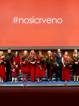 Večer crvenih haljina: snažna poruka o prevenciji moždanog udara