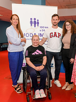 Predstavljen humanitarni projekt "Hodajmo za one koji ne mogu"